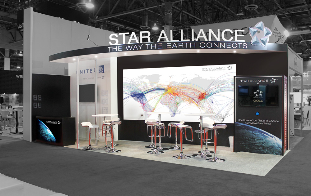 Star_Alliance展覽展臺設計