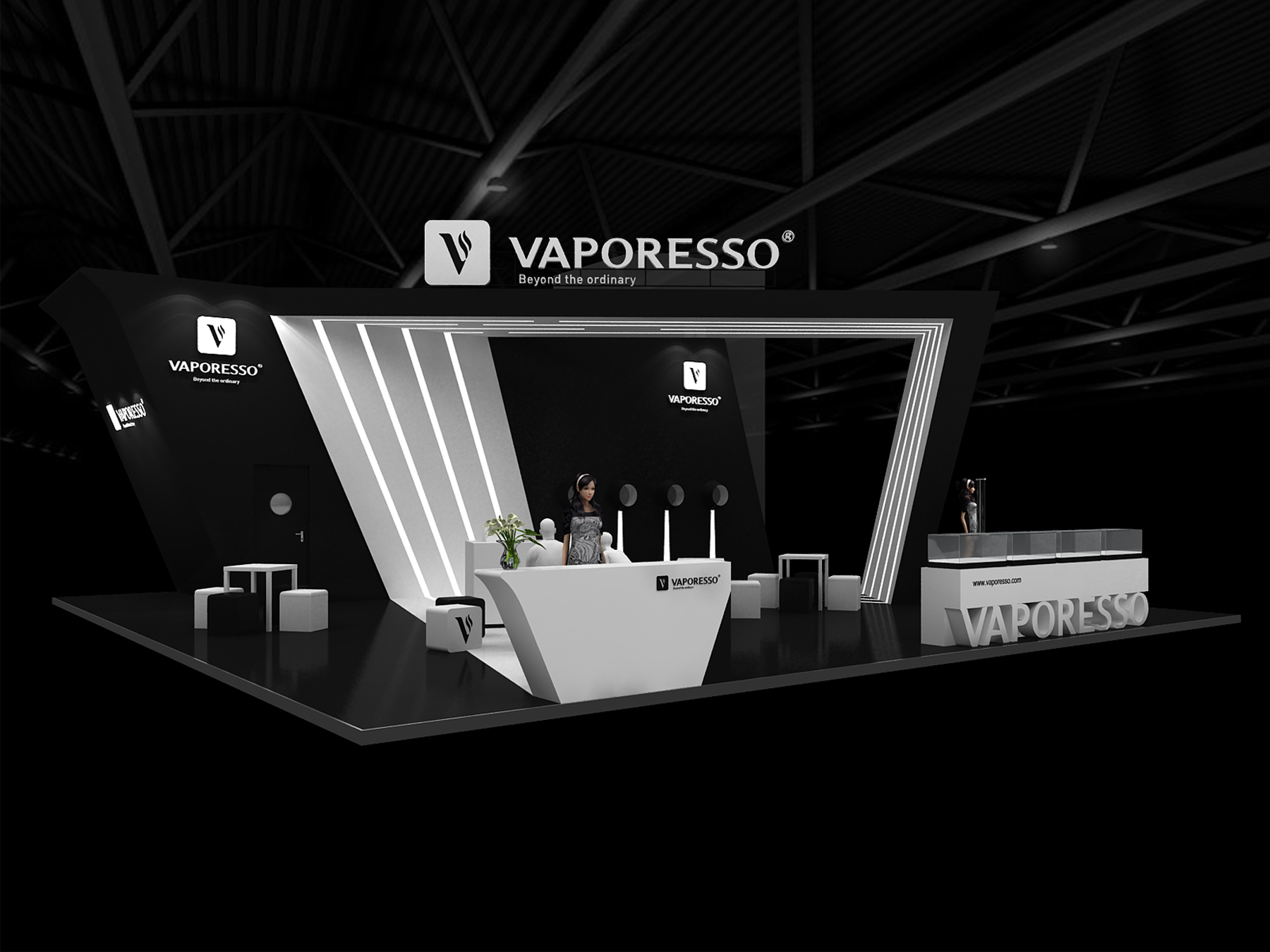 vaporesso電子煙展臺設計方案